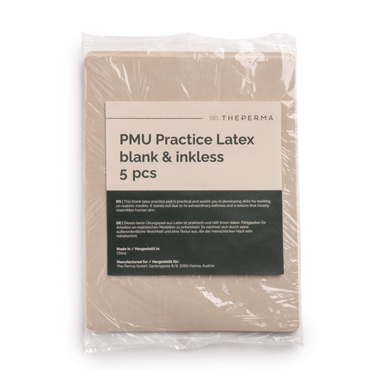 The Perma - PMU Practising Latex printed shape and outlines & inkless - 5pcs